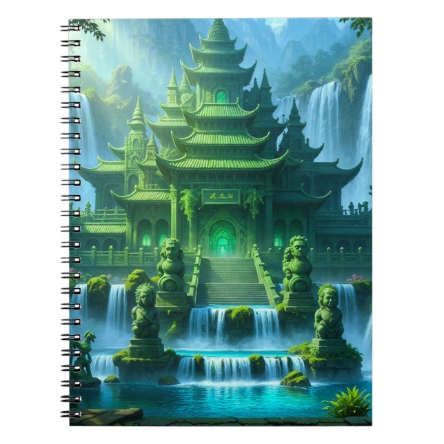 Temple Castle of the Secret Jade Throne Notebook (Front)