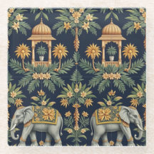 Temple Elephants Coaster