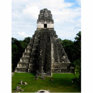 Temple I, Tikal, Guatemala Photo Sculpture Decoration