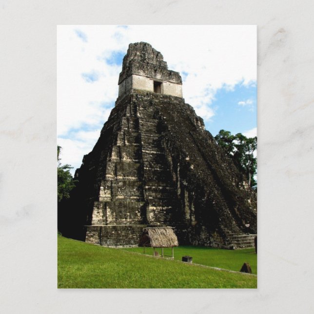 Temple I, Tikal, Guatemala Postcard (Front)