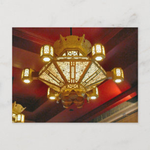 Temple lighting postcard