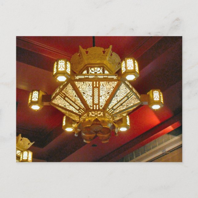 Temple lighting postcard (Front)