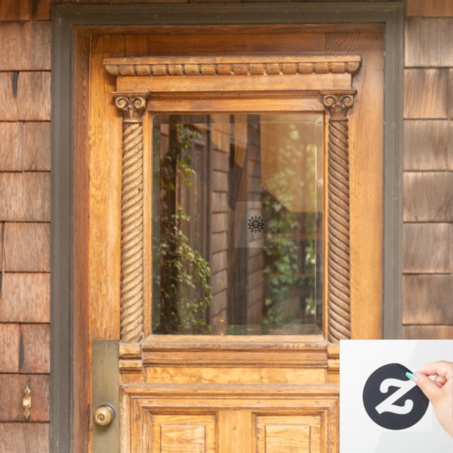 Temple logo window cling (Home Door)