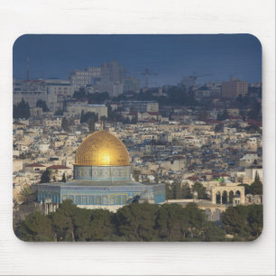 Temple Mount and Dome of the Rock, dawn Mouse Pad