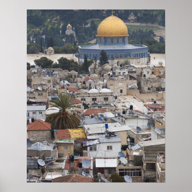 Temple Mount and Dome of the Rock Poster (Front)