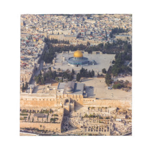 Temple Mount Old City Jerusalem Dome of the Rock Notepad