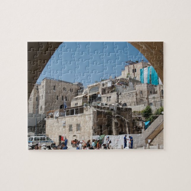 Temple Mount Square in Jerusalem Jigsaw Puzzle (Horizontal)