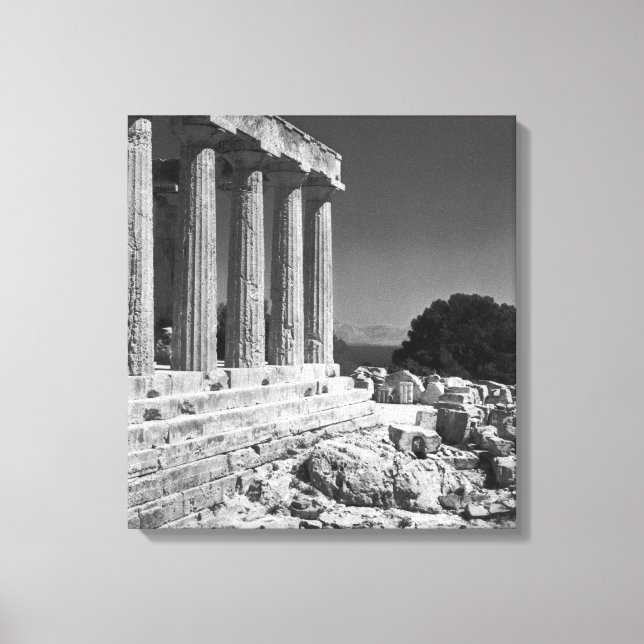 Temple of Aphaea Canvas Print (Front)