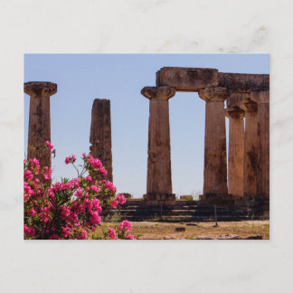 Temple of Apollo, Corinth, Greece Postcard