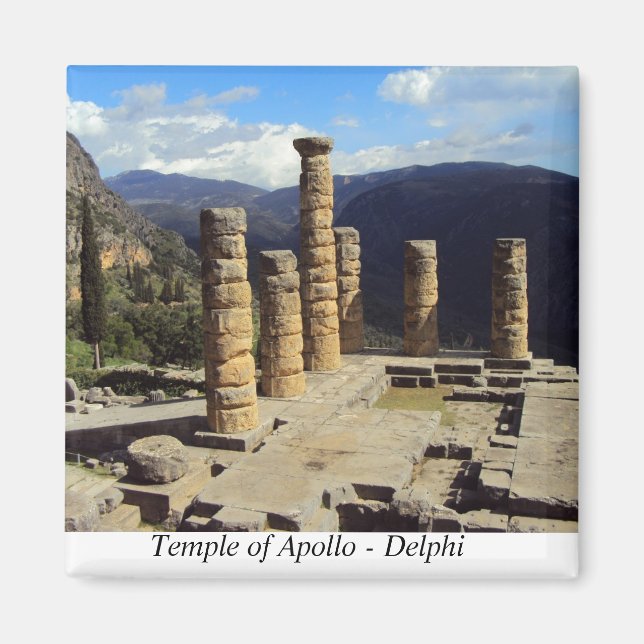 Temple of Apollo – Delphi Magnet (Front)