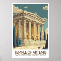 Temple of Artemis Seven Wonders of the World Art