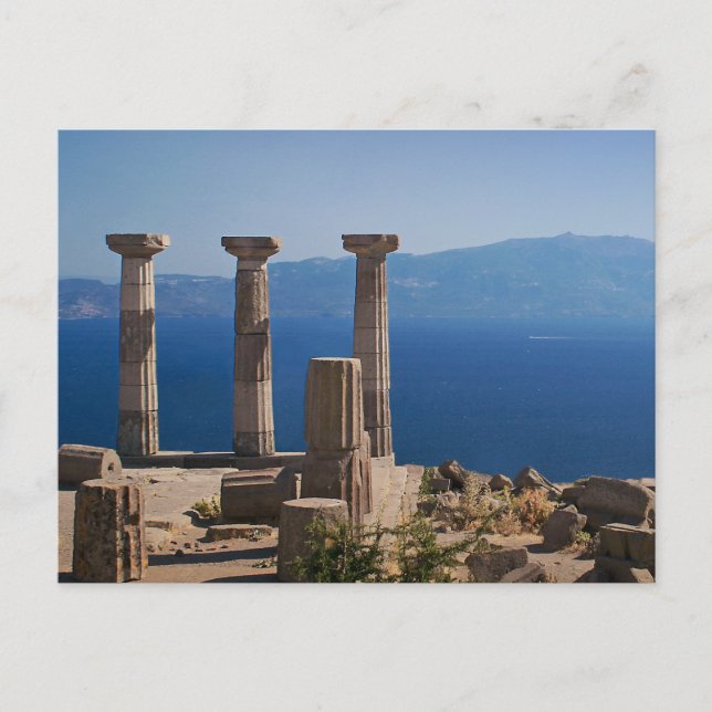 Temple Of Athena / ASSOS – Turkey Postcard (Front)
