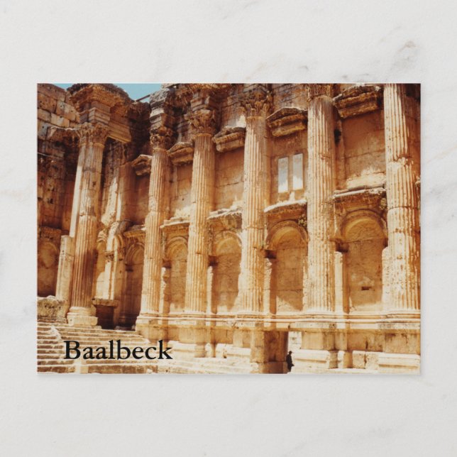 Temple of Bacchus Postcard (Front)