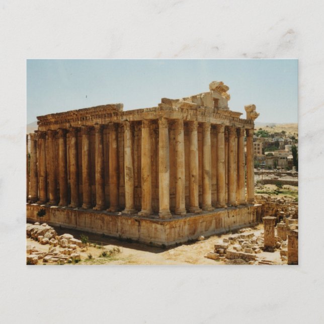 Temple of Bacchus Postcard (Front)