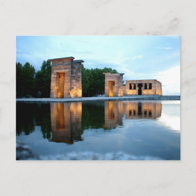 Temple of Debod - Madrid Postcard (Front)