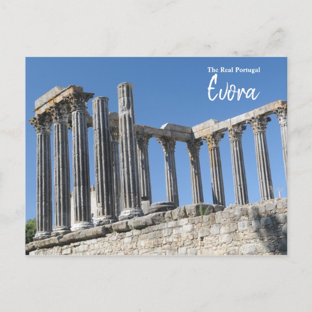 Temple of Diana- Evora- The Real Portugal Postcard (Front)
