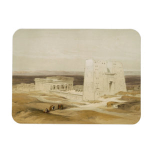 Temple of Edfu, ancient Apollinopolis, Upper Egypt Magnet