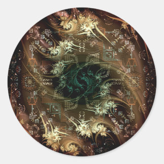 Temple of Gods Classic Round Sticker