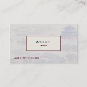 Temple Of Heaven Business Card