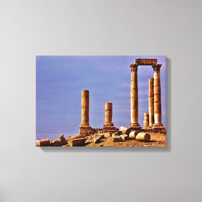 Temple of Hercules Canvas Print (Front)