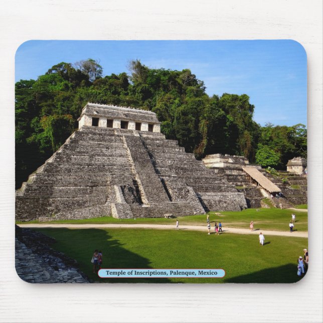 Temple of Inscriptions, Palenque, Mexico Mouse Pad (Front)