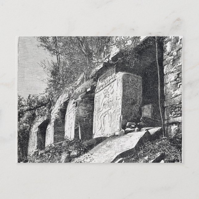Temple of Inscriptions, Palenque Postcard (Front)