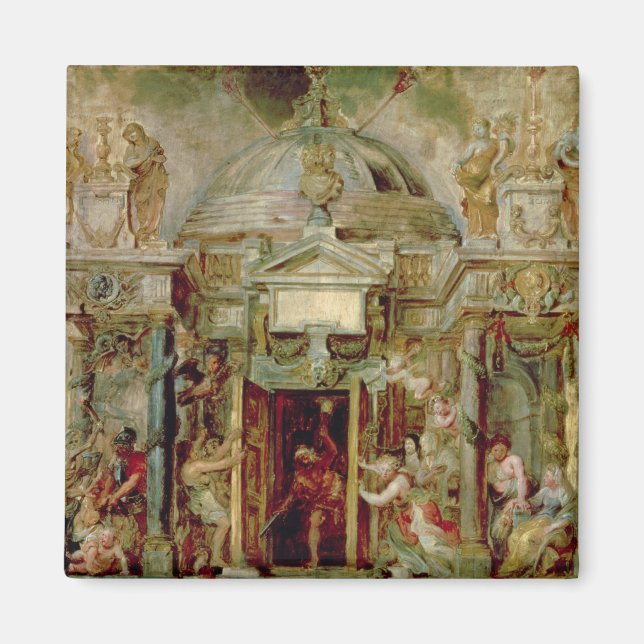 Temple of Janus, 1630s Magnet (Front)