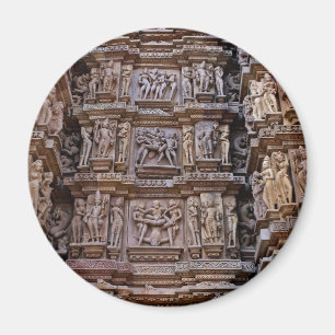 Temple of Khajuraho, India Magnet