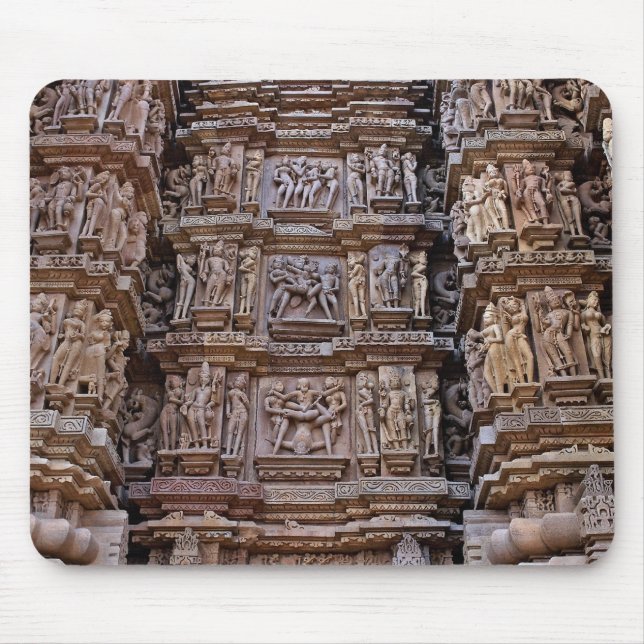 Temple of Khajuraho, India Mouse Pad (Front)