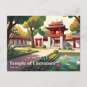 Temple of Literature, Hanoi, Vietnam Postcard