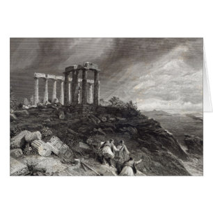 Temple of Minerva Sunium, engraved by J. Saddler