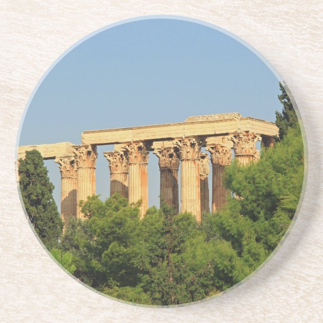 Temple of Olympian Zeus, Athens, Greece Rd Coaster (Front)