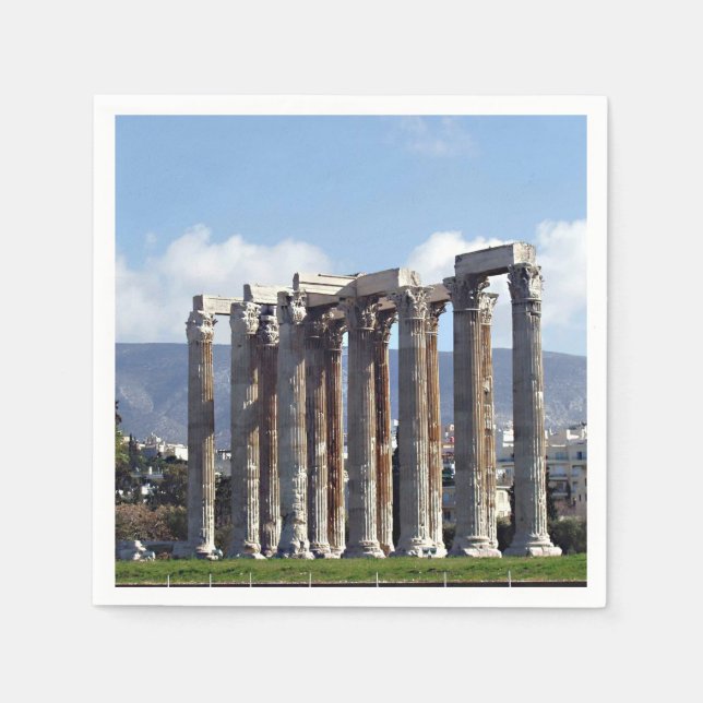 Temple of Olympian Zeus Napkin (Front)