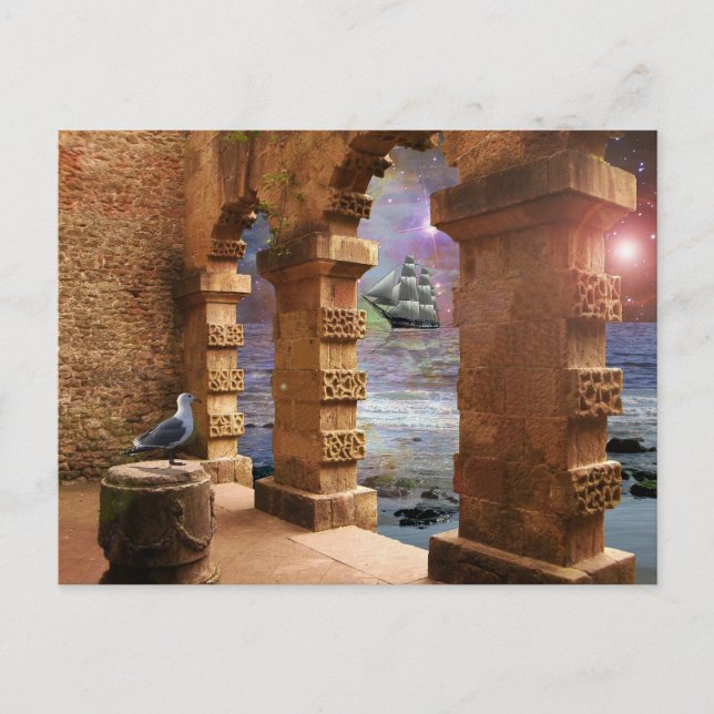 Temple of Poseidon Postcard (Front)