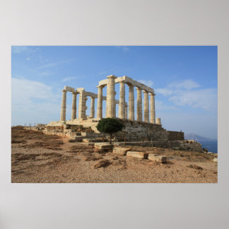 Temple of Poseidon Poster
