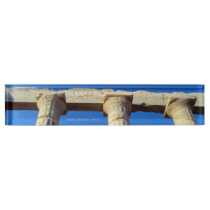 Temple of Poseidon - Sounio Nameplate