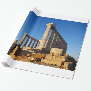 Temple of Poseidon - Sounio Wrapping Paper