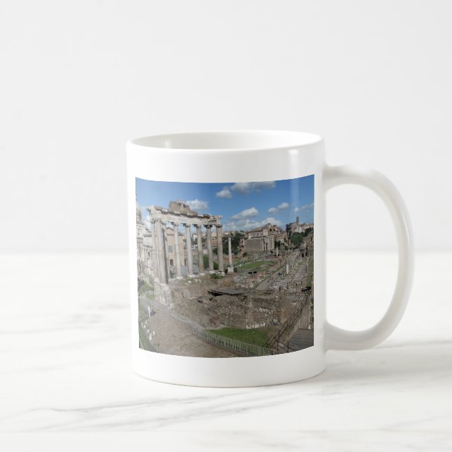 Temple of Saturn, Forum Romanum Coffee Mug (Right)