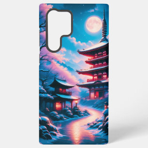 Temple of Snow and Blossoms (Yukizakura no Tera) Samsung Galaxy Case
