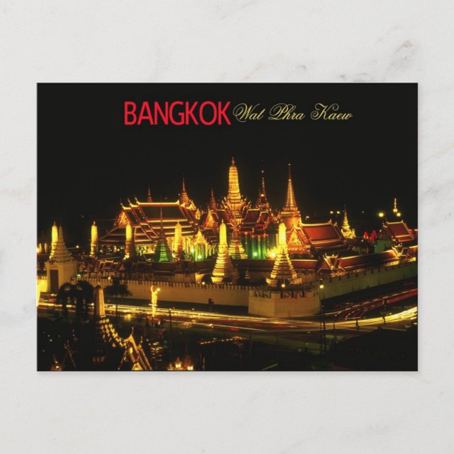 Temple of the Emerald Buddha, Bangkok Postcard (Front)