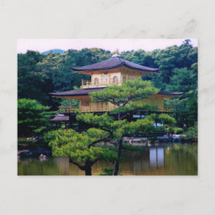 Temple of the Golden Pavilion, Kyoto, Japan Postcard