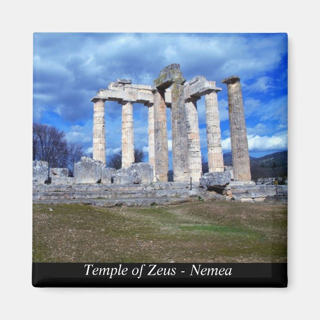 Temple of Zeus – Nemea Magnet (Front)