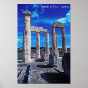 Temple of Zeus – Nemea Poster
