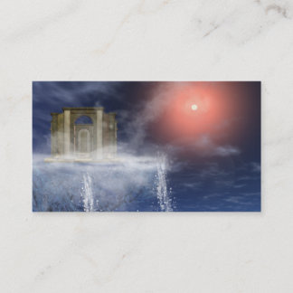 Temple on Mountain Business Card