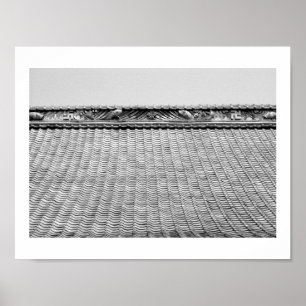 Temple Roof: Kyoto  Poster