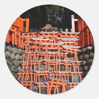 Temple Stone Far East Classic Round Sticker