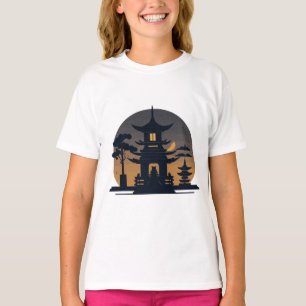 Temple, Tibet, Mountains T-Shirt