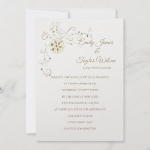 Temple Wedding Invitation