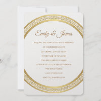 Temple Wedding Invitation