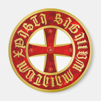Templer Kreuz / Knights Cross / Crusaders Cross Magnet